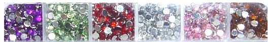 Crystal 3 mm. 300 Beads/color